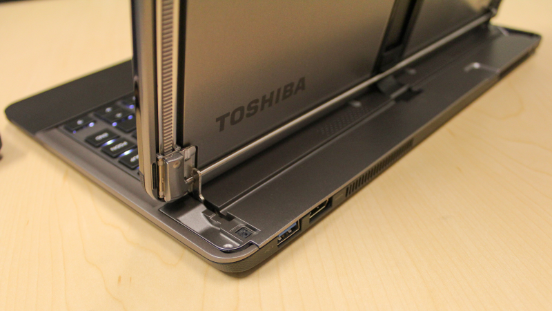 Illustration for article titled Toshiba Windows 8 Hybrid Laptop Hands On: Better Than You'd Think